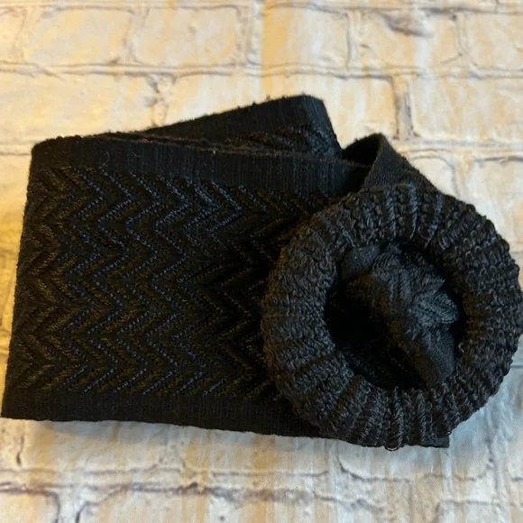 Vintage Liz Claiborne Black Woven Wide Belt Beltiscool Women main image 4
